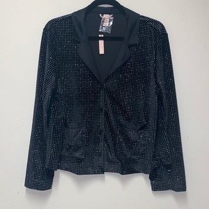 Embellished Velvet Button-Down Top - Victoria's Secret NWT